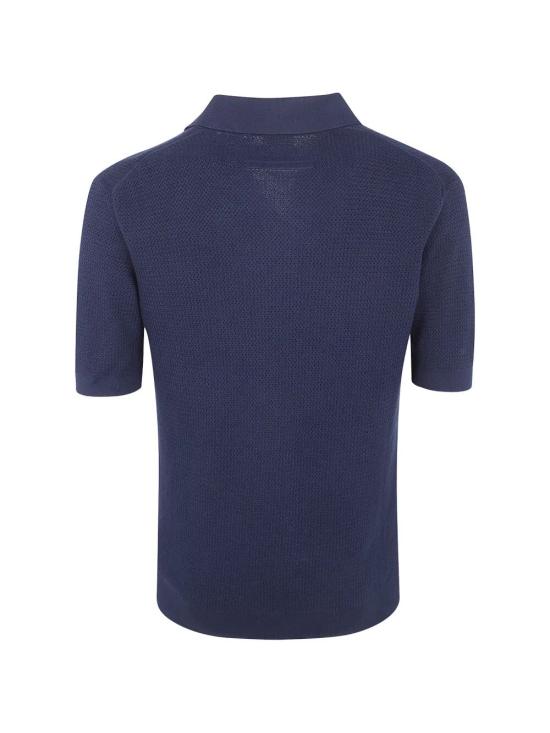 26SS 에르메네질도제냐 폴로 티셔츠 UHC26A3 C31 B09 BLACK - ERMENEGILDO ZEGNA