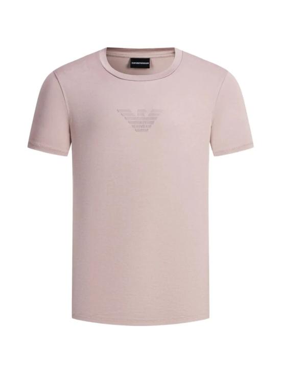 26SS 엠포리오 아르마니 반팔 티셔츠 EM004583 AF13669 M4146 TAUPE EAGLE LOGO - EMPORIO ARMANI