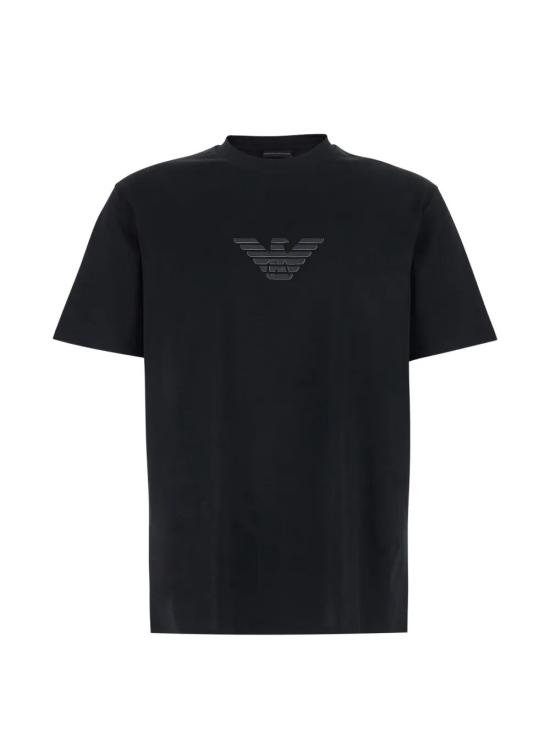 26SS 엠포리오 아르마니 반팔 티셔츠 EM004583 AF13669 MC539 BLACK EAGLE LOGO