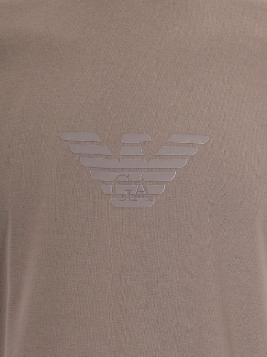 26SS 엠포리오 아르마니 반팔 티셔츠 EM004583 AF13669 M8358 GREY EAGLE LOGO - EMPORIO ARMANI