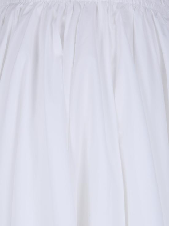 26SS 아미 코튼 미디 코롤라 스커트 FSK444 CO0063 100 WHITE - AMI