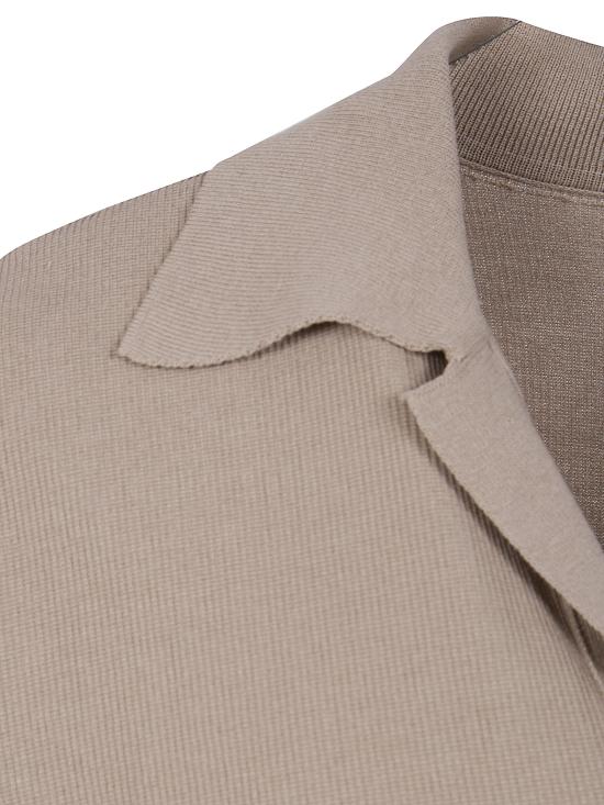 26SS 우마 왕 폴로 티셔츠 UK7543 UW200 TAN - UMA WANG