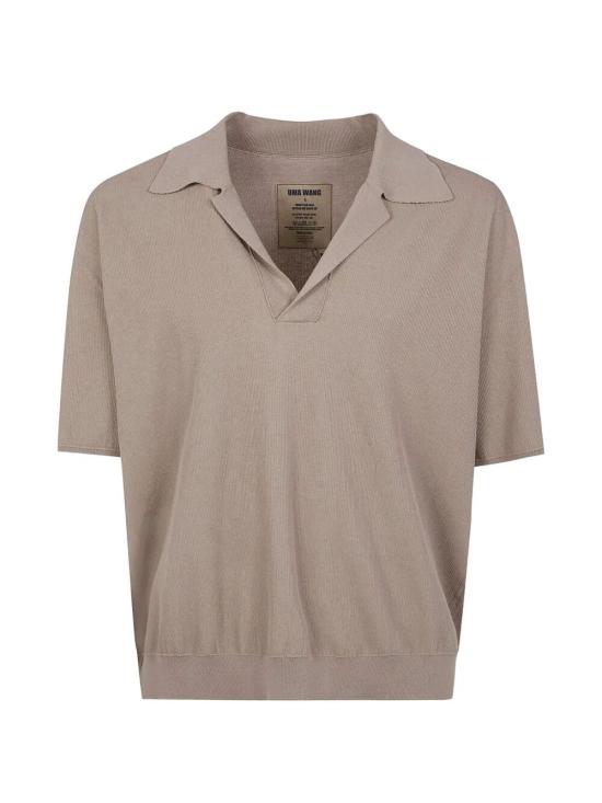 26SS 우마 왕 폴로 티셔츠 UK7543 UW200 TAN - UMA WANG