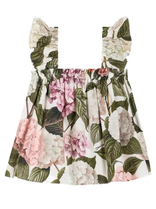 26SS [키즈] 돌체앤가바나 티셔츠 L51N75 HS5T6 HA5XG ORTENSIE FDO BIANCO