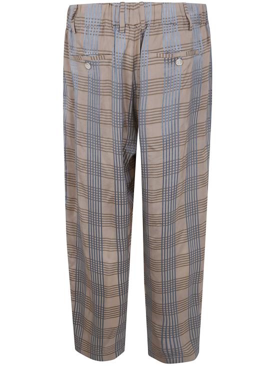 26SS 우마 왕 스트레이트 팬츠 UM3510 UW032 BLUE TAN - UMA WANG