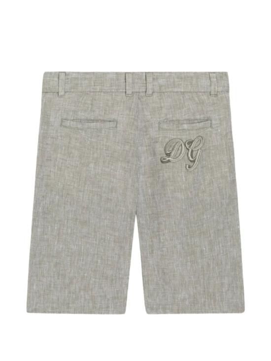 26SS [키즈] 돌체앤가바나 쇼츠/버뮤다 L44Q00 FU4LG V3732 VERDE SALVIA - DOLCE & GABBANA