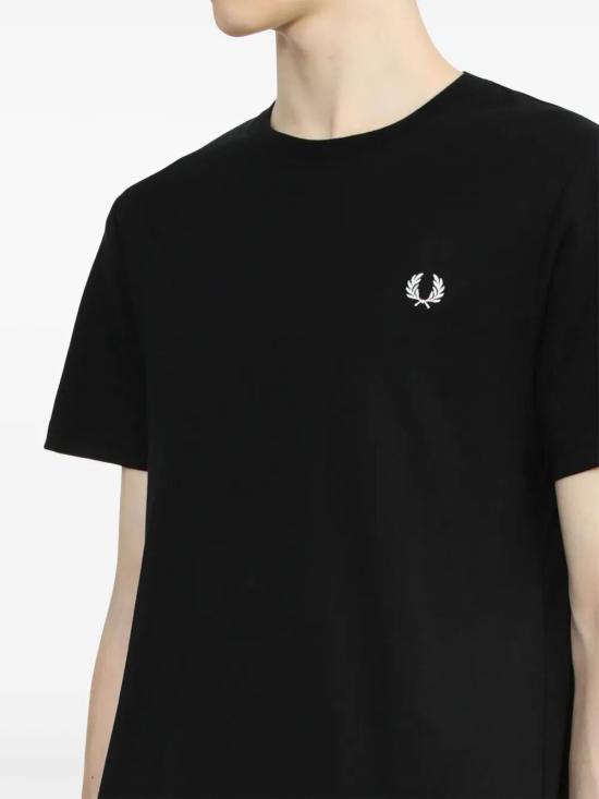 26SS 프레드페리 반팔 티셔츠 FP M1600V 57 102 BLACK - FRED PERRY