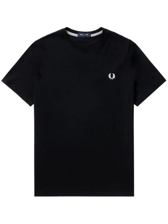 26SS 프레드페리 반팔 티셔츠 FP M1600V 57 102 BLACK - FRED PERRY