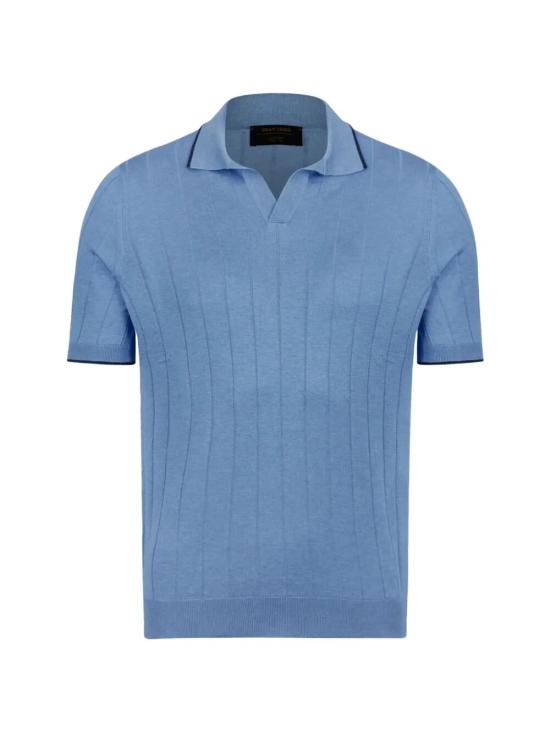 26SS 그랑싸쏘 폴로 티셔츠 43181 23510 530 BLUE - GRAN SASSO