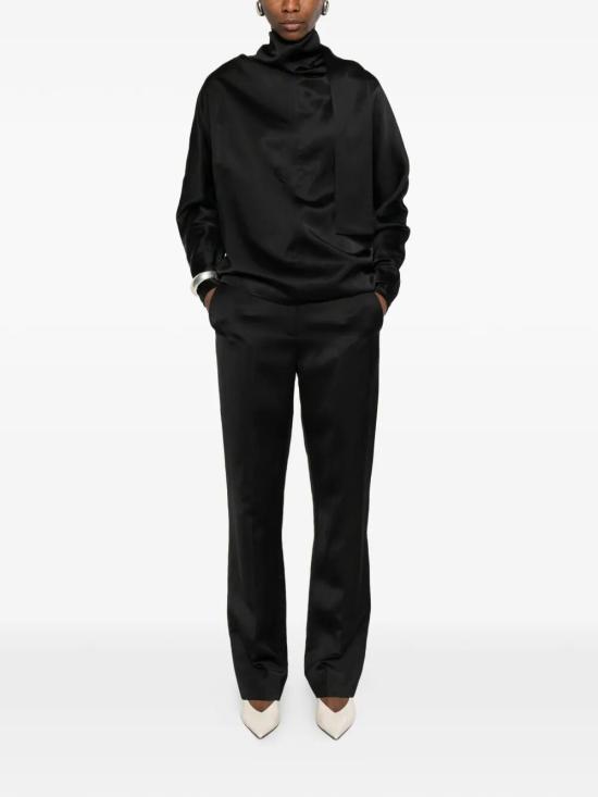 26SS 토템 셔츠 262 WRT0738 FB0623 001 BLACK - TOTEME