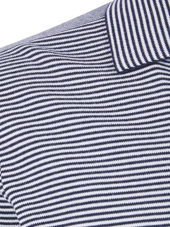 26SS 그랑싸쏘 폴로 티셔츠 57191 18061 598 GREY BLACK STRIPES - GRAN SASSO