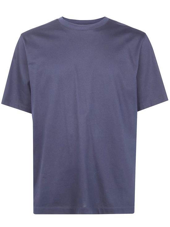 26SS 에르메네질도제냐 반팔 티셔츠 UH335A3 H771 B09 BLACK