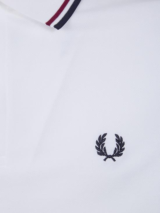 26SS 프레드페리 폴로 티셔츠 FP M3600P 57 T60 SNWHT BRED NVY - FRED PERRY