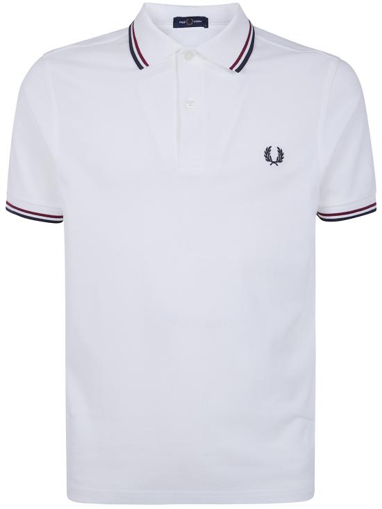 26SS 프레드페리 폴로 티셔츠 FP M3600P 57 T60 SNWHT BRED NVY