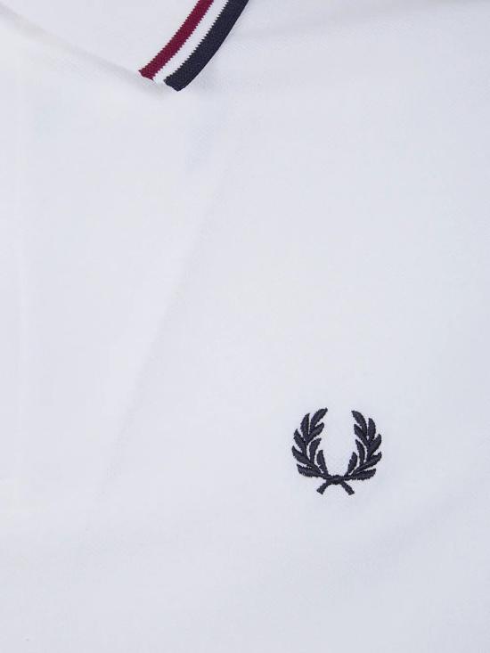 26SS 프레드페리 폴로 티셔츠 FP M3600P 57 T60 SNWHT BRED NVY - FRED PERRY