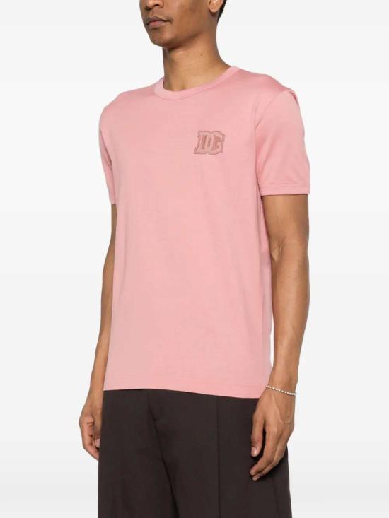 26SS 돌체앤가바나 반팔 티셔츠 G8PV1ZG7P3N F0473 ROSA POLVERE SCURO - DOLCE & GABBANA