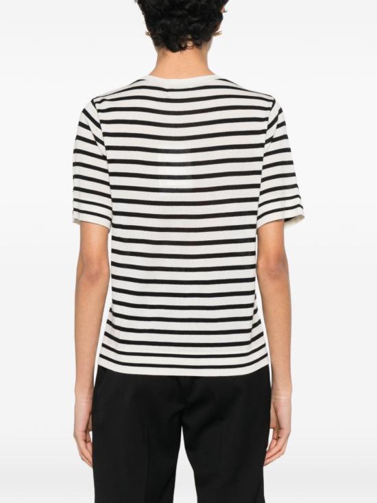 26SS 소프트 고트 반팔 티셔츠 S252460512028 STRIPED White - SOFT GOAT