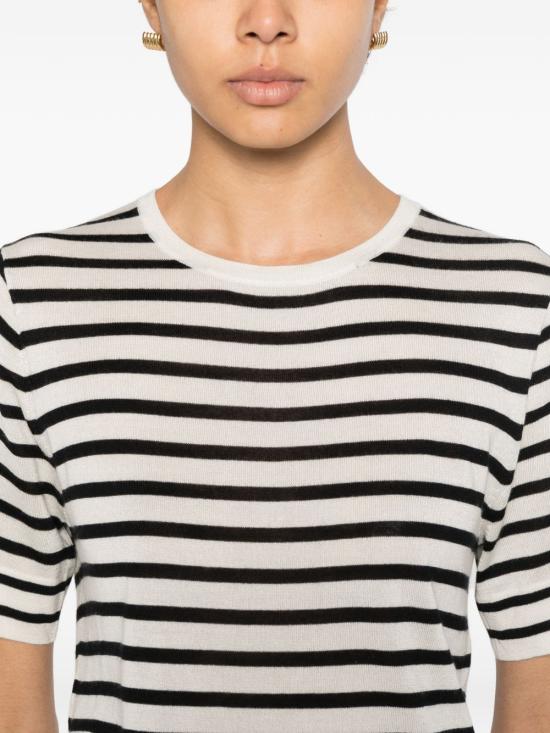 26SS 소프트 고트 반팔 티셔츠 S252460512028 STRIPED White - SOFT GOAT