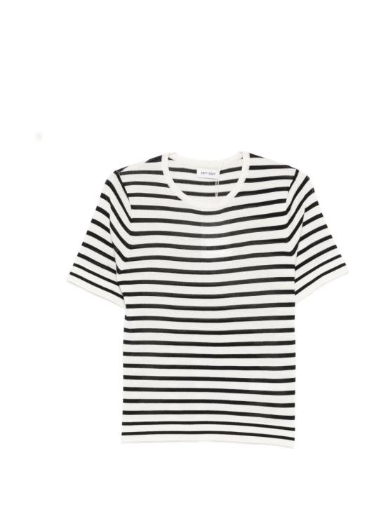26SS 소프트 고트 반팔 티셔츠 S252460512028 STRIPED White