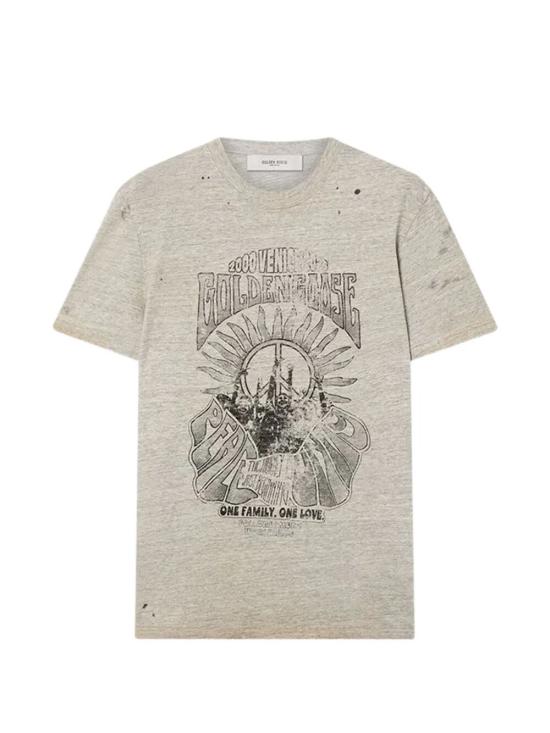 26SS 골든구스 반팔 티셔츠 GMP01220 P002524 60255 60255 GREY MELANGE