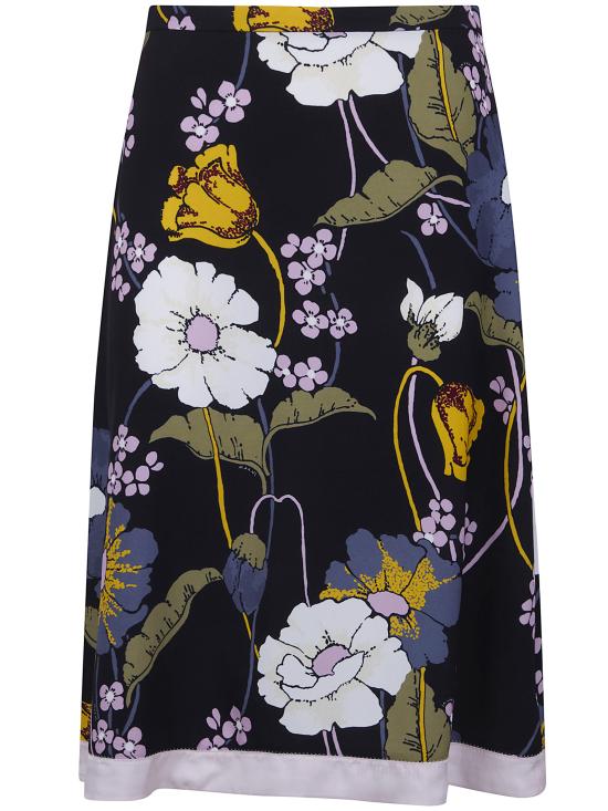 26SS 마르니 미디 스커트 GOMA0811Q0 UTVA65 MFN99 BLACK - MARNI