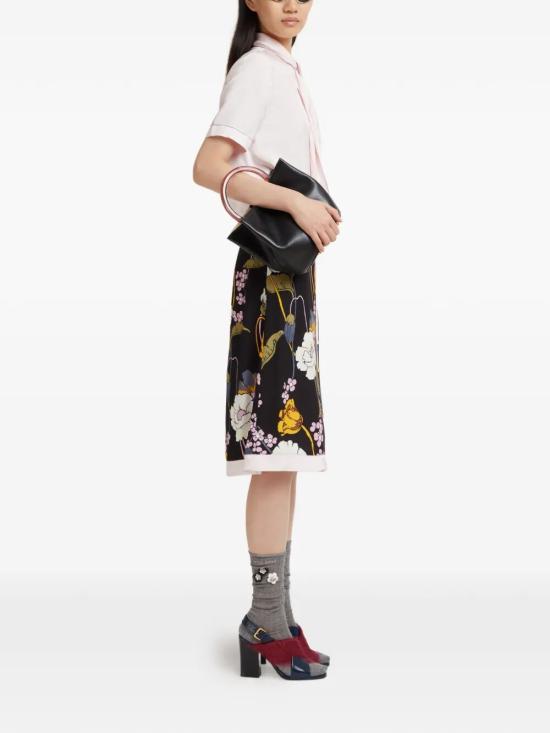 26SS 마르니 미디 스커트 GOMA0811Q0 UTVA65 MFN99 BLACK - MARNI