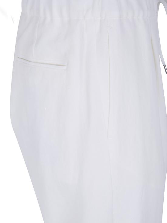 26SS 조르지오 아르마니 스트레이트 팬츠 GM001625 TE10954 098 U0006 WARM WHITE - GIORGIO ARMANI