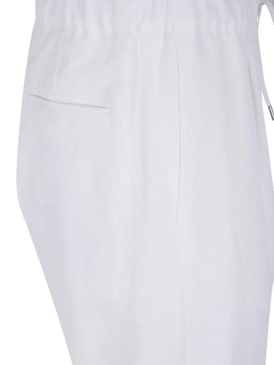 26SS 조르지오 아르마니 스트레이트 팬츠 GM001625 TE10954 098 U0006 WARM WHITE - GIORGIO ARMANI