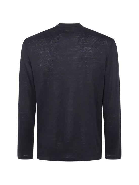 26SS 그랑싸쏘 긴팔 티셔츠 60107 96803 281 BLACK - GRAN SASSO