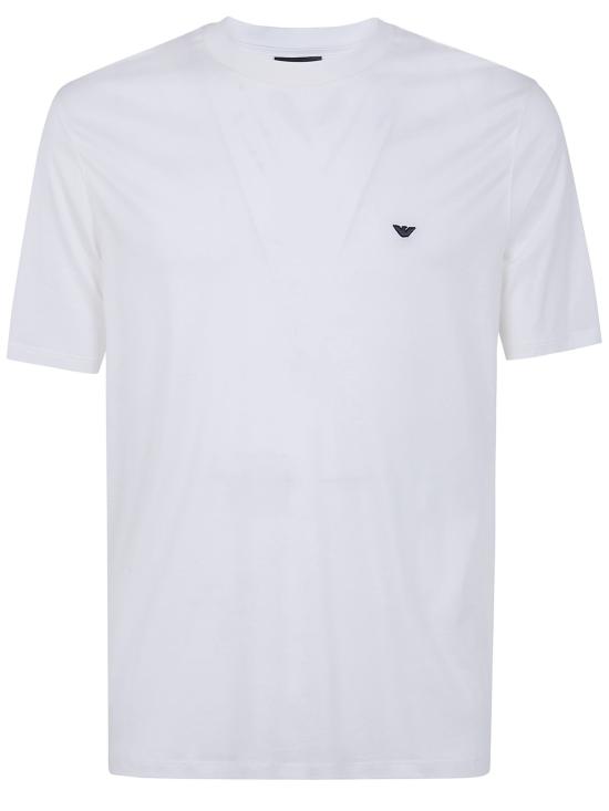 26SS 엠포리오 아르마니 반팔 티셔츠 EM004592 AF13747 U0003 OFF WHITE