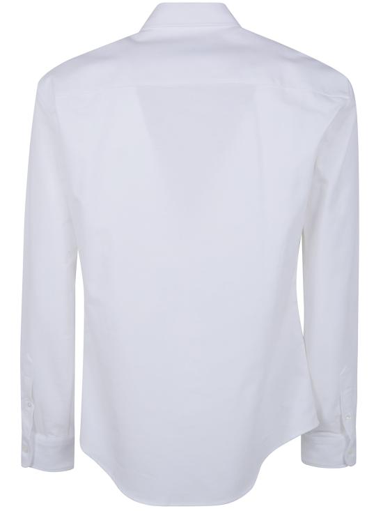 26SS 아미 ADC버튼 다운 셔츠 BFUSH063 CO0031 168 NATURAL WHITE - AMI