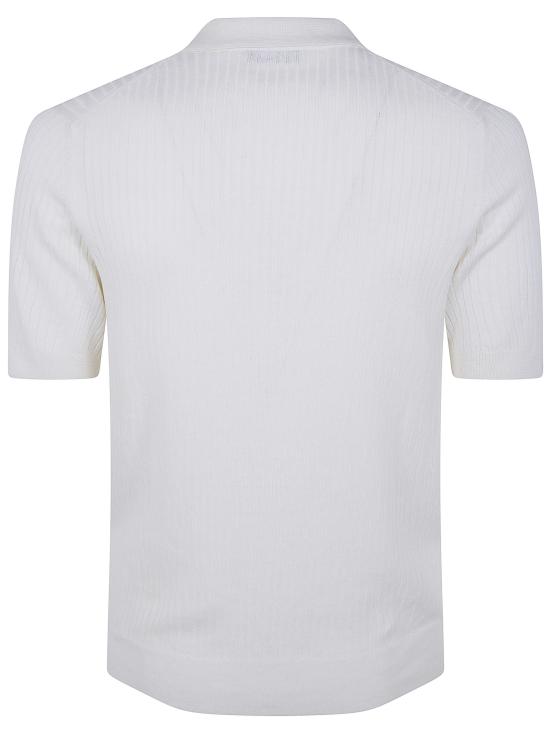 26SS 그랑싸쏘 폴로 티셔츠 57118 18641 001 WHIT - GRAN SASSO