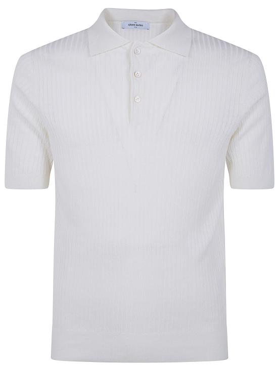 26SS 그랑싸쏘 폴로 티셔츠 57118 18641 001 WHIT