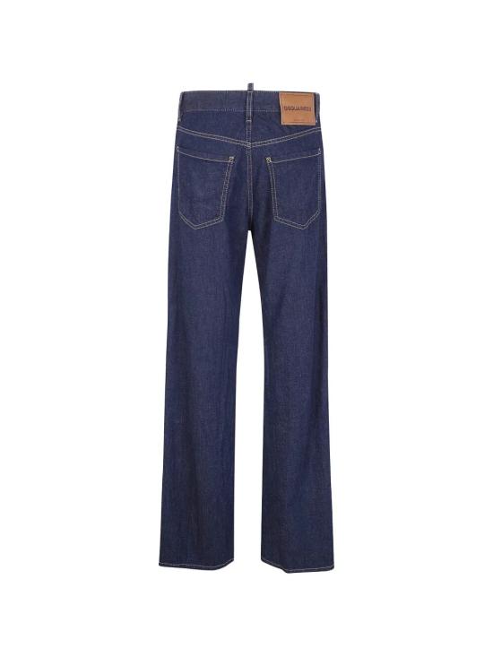 26SS 디스퀘어드2 플레어 팬츠 S75LB1131 S30825 470 NAVY BLUE - DSQUARED2