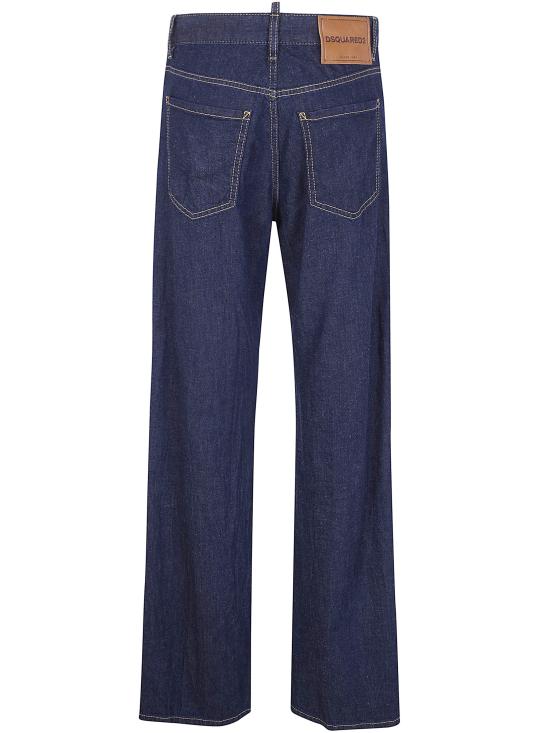 26SS 디스퀘어드2 플레어 팬츠 S75LB1131 S30825 470 NAVY BLUE - DSQUARED2