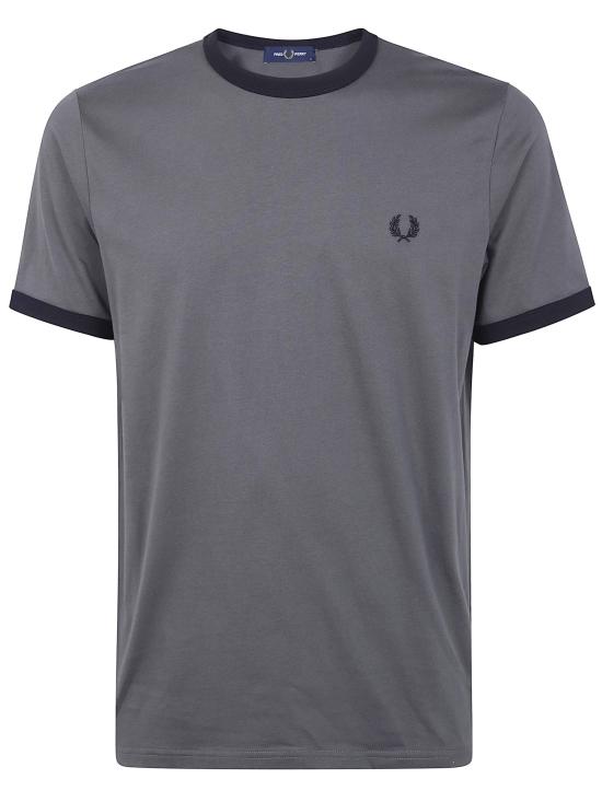 26SS 프레드페리 반팔 티셔츠 FP M3519 57 U70 FIELD GREEN BLACK