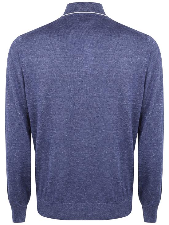 26SS 브루넬로 쿠치넬리 폴로 티셔츠 MHS805905 CKL07 AVIO PANAMA - BRUNELLO CUCINELLI