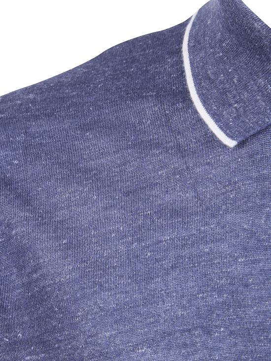 26SS 브루넬로 쿠치넬리 폴로 티셔츠 MHS805905 CKL07 AVIO PANAMA - BRUNELLO CUCINELLI