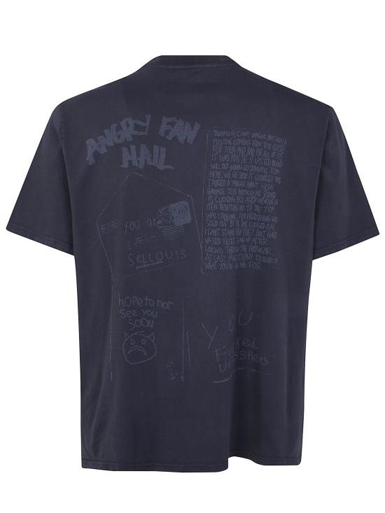 26SS 아워레가시 박스 티셔츠 앵그리 팬 메일 프린트 M2266BA - OUR LEGACY