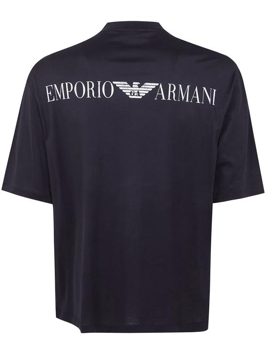 26SS 엠포리오 아르마니 반팔 티셔츠 EM005277 AF24470 UC001 BLACK BEAUTY - EMPORIO ARMANI