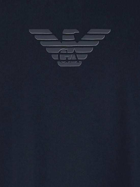 26SS 엠포리오 아르마니 반팔 티셔츠 EM004583 AF13669 MB561 NAVY EAGLE LOGO - EMPORIO ARMANI