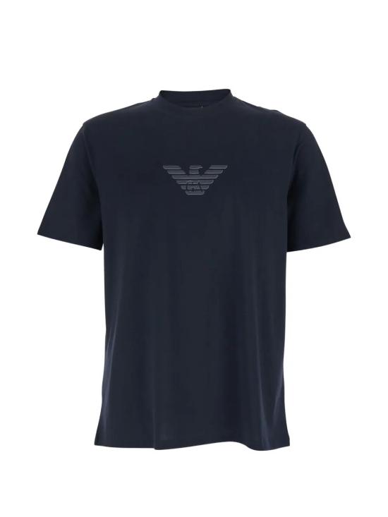 26SS 엠포리오 아르마니 반팔 티셔츠 EM004583 AF13669 MB561 NAVY EAGLE LOGO