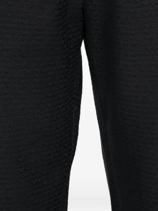 26SS 엠포리오 아르마니 트레이닝/조거 팬츠 EM004535 AF13700 FB413 ALL OVER LOGO BLUE - EMPORIO ARMANI