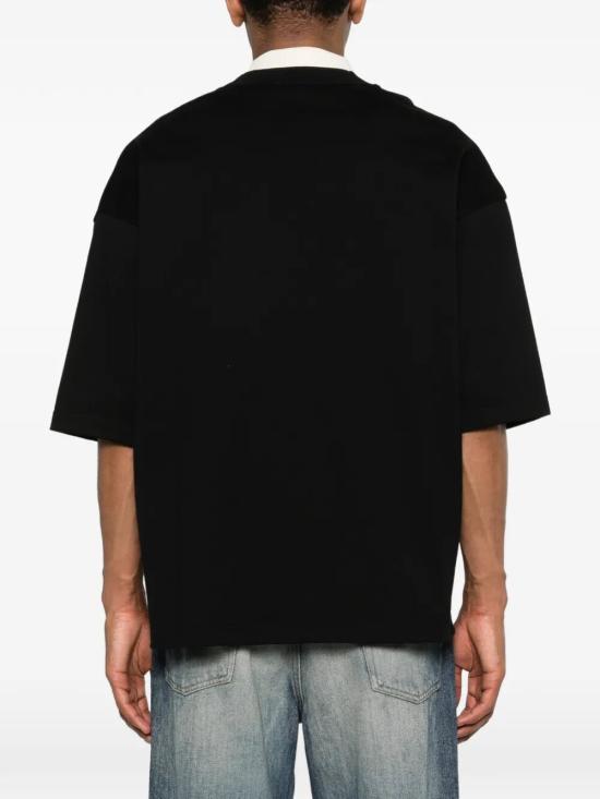 26SS 꼼데가르송 반팔 티셔츠 HQ T004 BLACK BLACK - COMME DES GARCONS