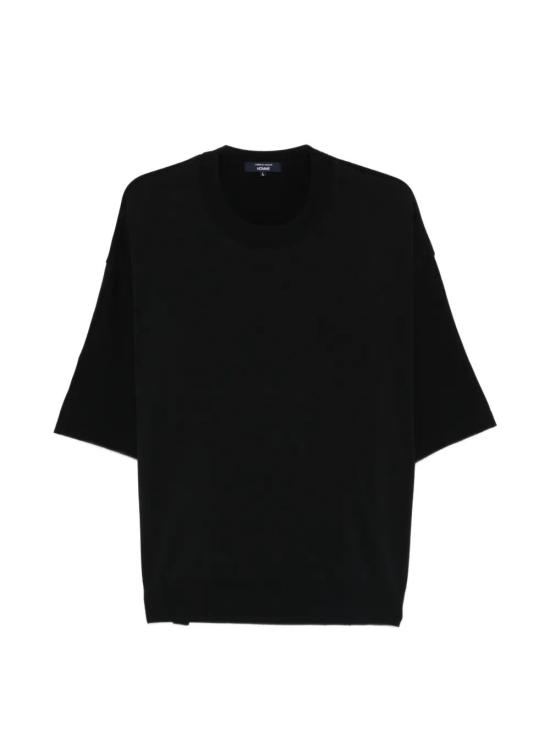 26SS 꼼데가르송 반팔 티셔츠 HQ T004 BLACK BLACK - COMME DES GARCONS