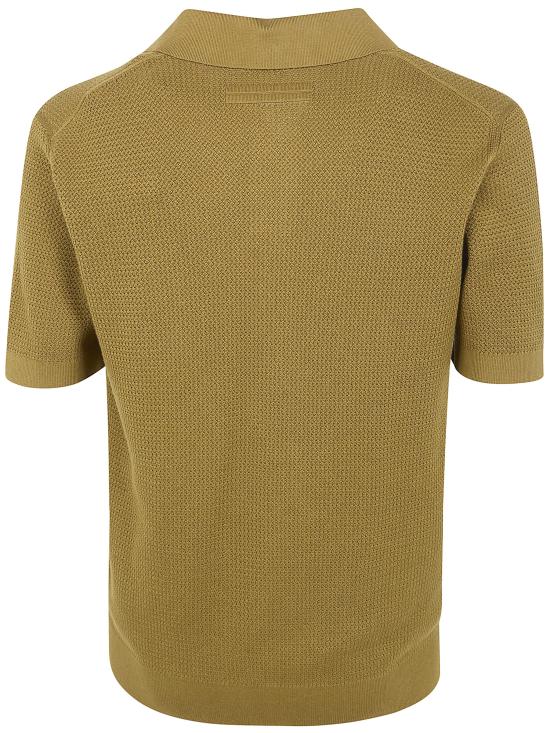 26SS 에르메네질도제냐 폴로 티셔츠 UHC26A3 C31 V04 BROWN - ERMENEGILDO ZEGNA