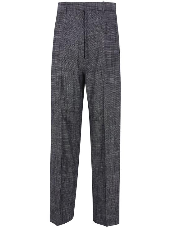 26SS 피비 파일로 스트레이트 팬츠 AP30 SE3282 915BW BLACK WHITE CHECK - PHOEBE PHILO