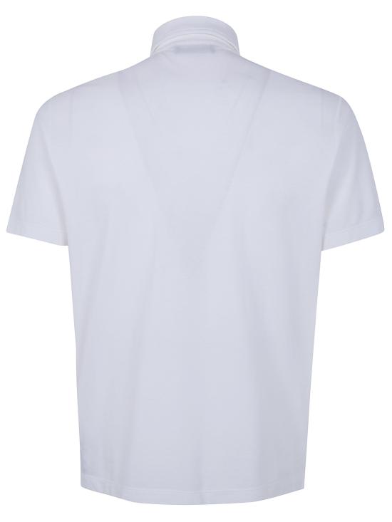 26SS 자노네 폴로 티셔츠 815159 ZG380 Z0001 OPTIC WHITE - ZANONE