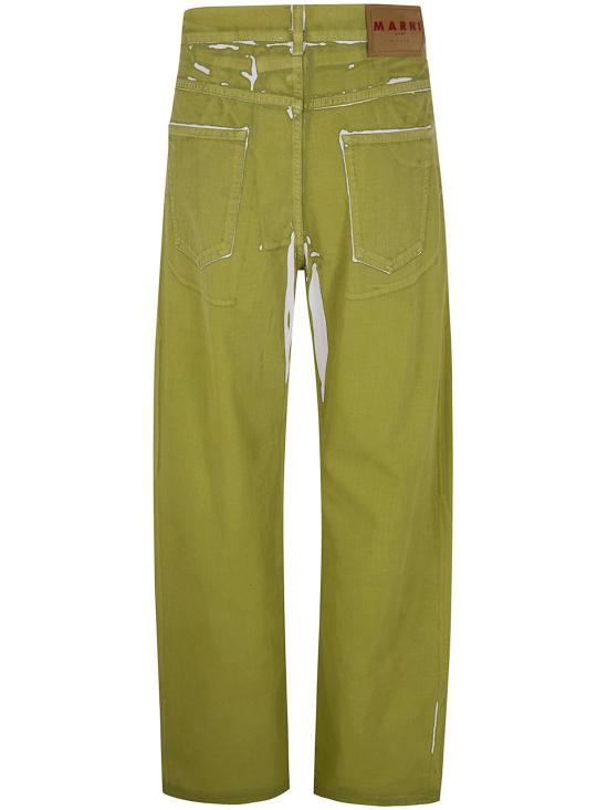 26SS 마르니 스트레이트 팬츠 PUJU0320A1 USCY64 PRV15 LEMONADE - MARNI