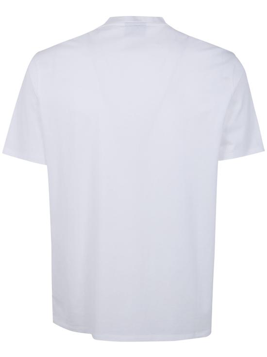 26SS 엠포리오 아르마니 반팔 티셔츠 EM004583 AF13669 M0307 OFF WHITE BRAND LOGO - EMPORIO ARMANI